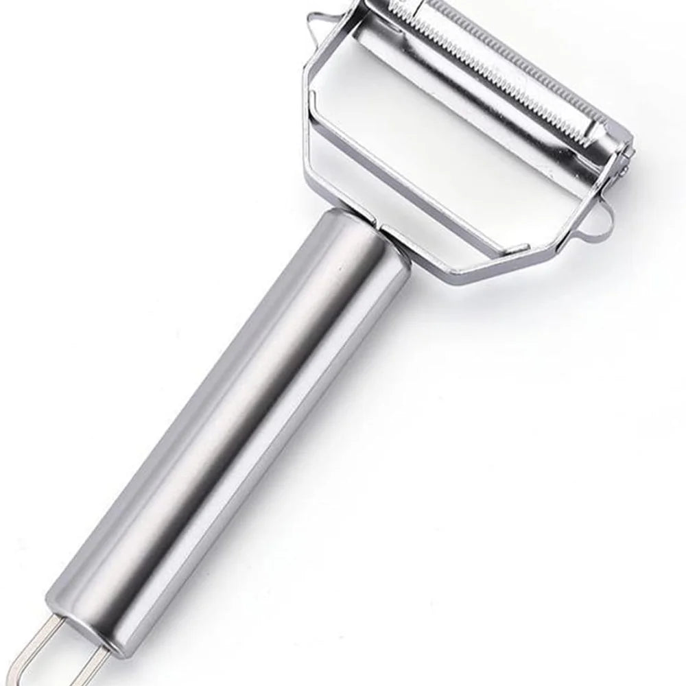Double Sided Stainless Steel Vegetable Peeler Multifunction Kitchen Tool