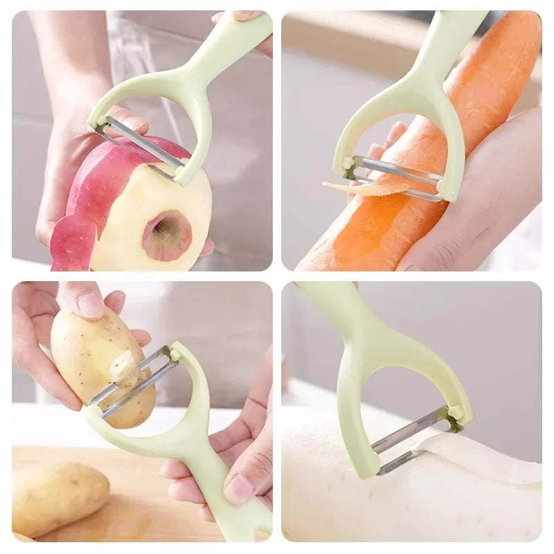 Stainless Steel Vegetable Peeler with Ergonomic Handle Kitchen Tool
