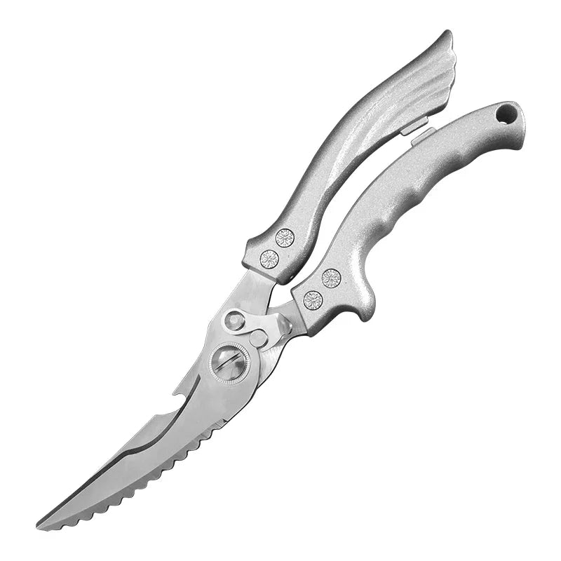 Ultra Sharp Stainless Steel Kitchen Scissors Heavy Duty Food Cutting Tool