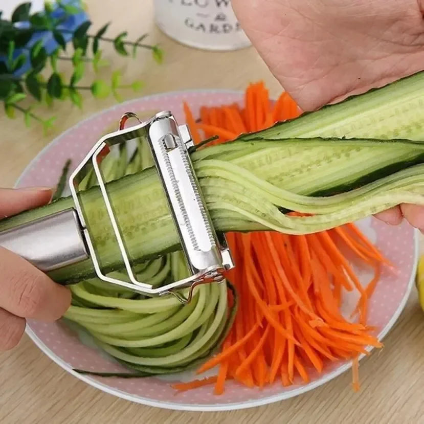 Multifunction Stainless Steel Vegetable Peeler and Julienne Slicer Kitchen Tool